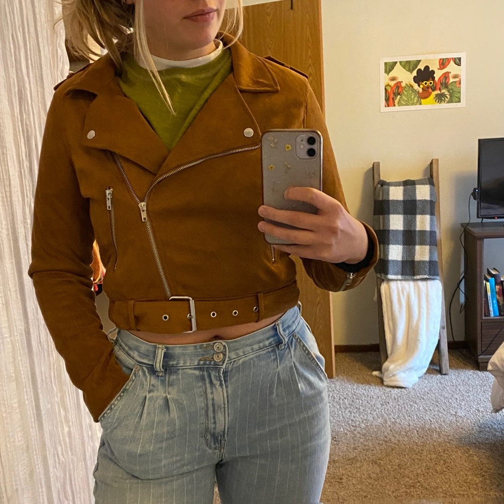 Faux Suede Jacket